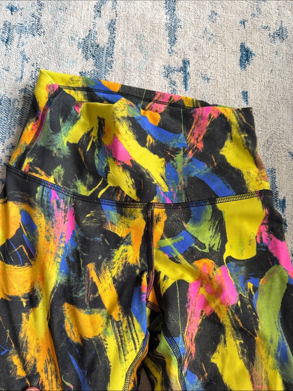 lululemon athletica Kids Neon Brushstroke Leggings